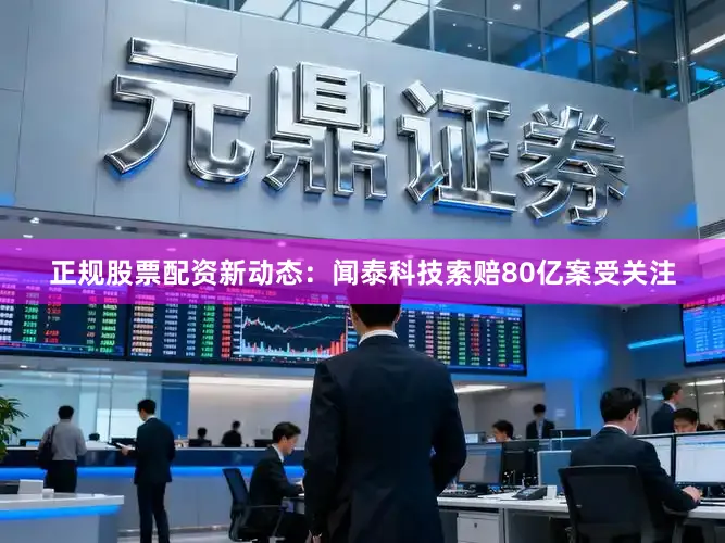 正规股票配资新动态：闻泰科技索赔80亿案受关注