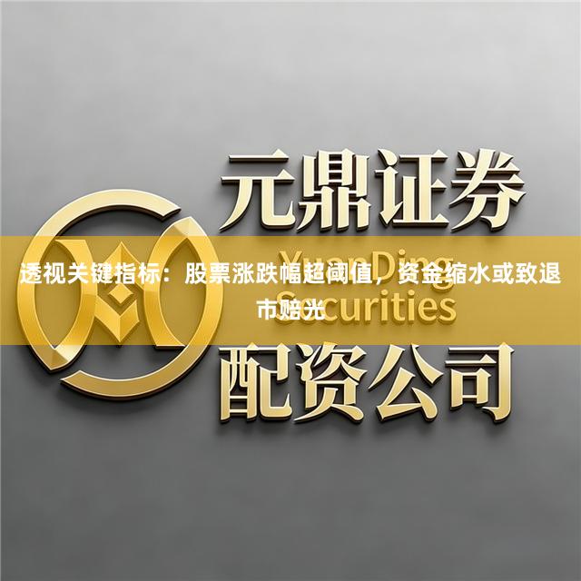 透视关键指标:股票涨跌幅超阈值,资金缩水或致退市赔光