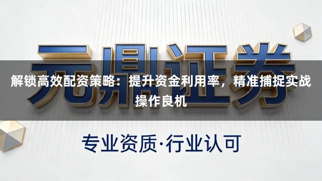 解锁高效配资策略：提升资金利用率，精准捕捉实战操作良机