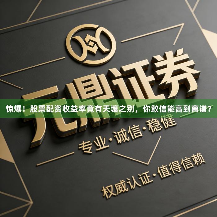 惊爆！股票配资收益率竟有天壤之别，你敢信能高到离谱？