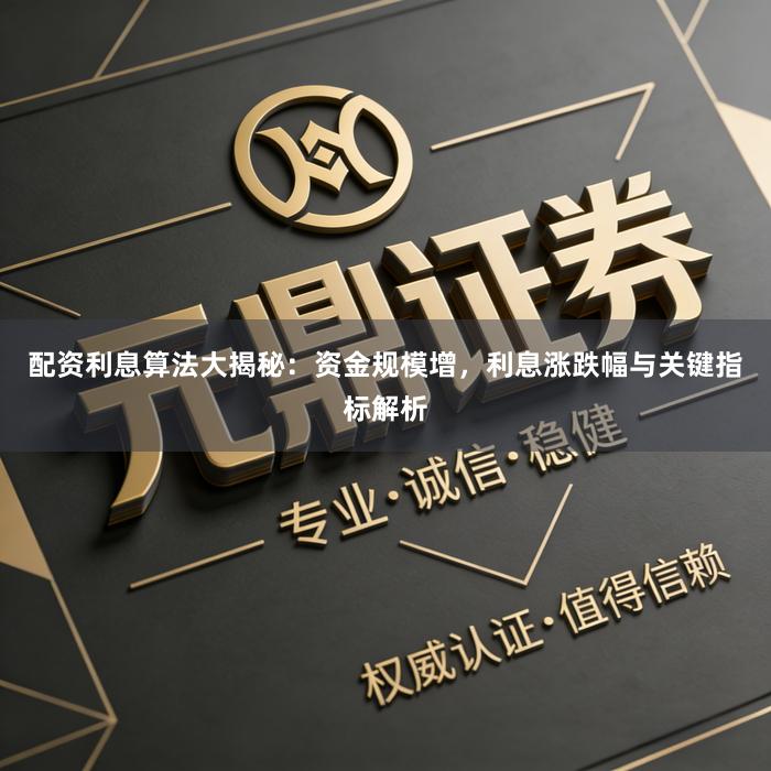 配资利息算法大揭秘：资金规模增，利息涨跌幅与关键指标解析